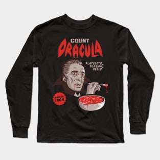 Count Dracula Cereal | Count Chocula Inspired Long Sleeve T-Shirt